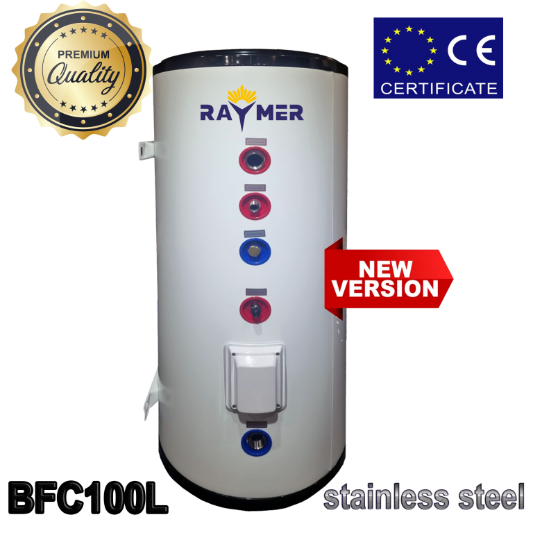 Подробнее о статье <спан lang="ru">Нержавеющий бак-накопитель Raymer BFC100 на 100 литров (горизонтально-вертикальный)</охватывать>