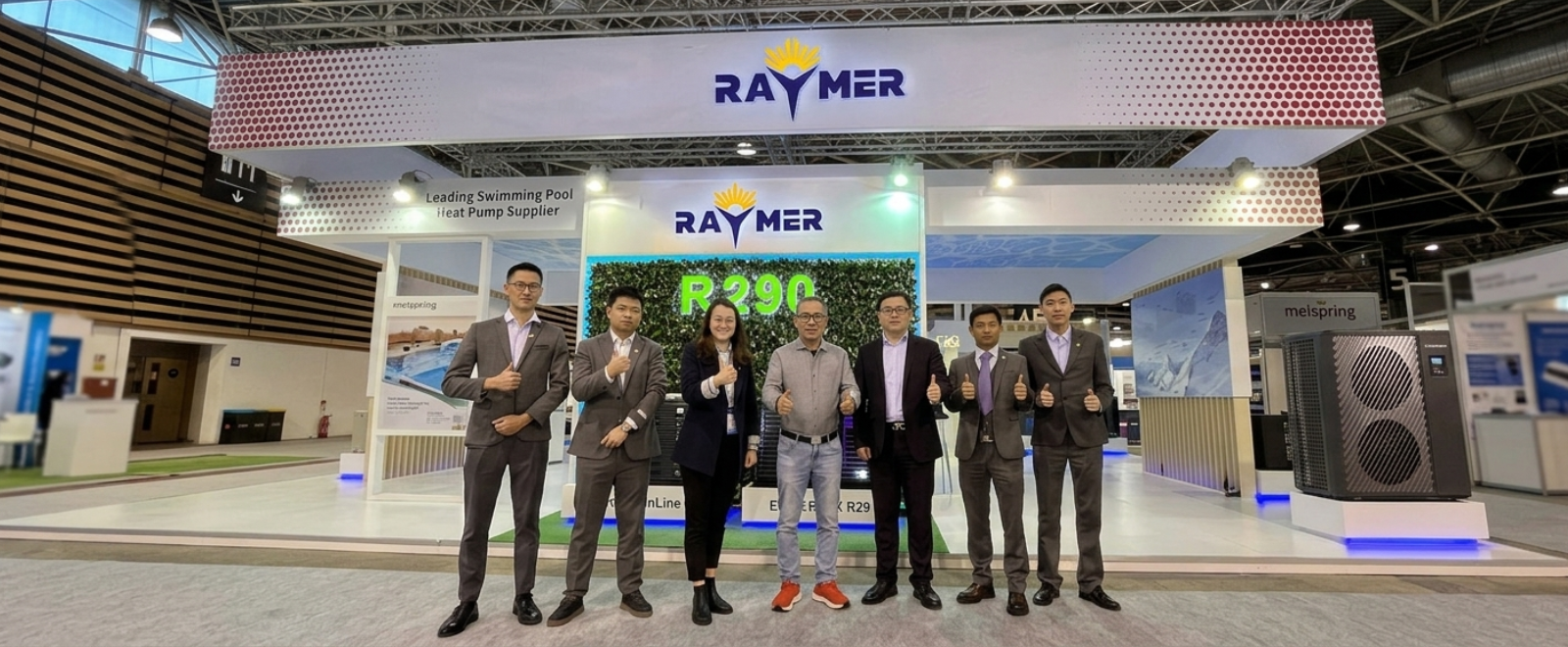 Прорыв в технологии насосов для бассейнов R290 обеспечивает успех RAYMER на выставке PISCINE GLOBAL Expo 2022