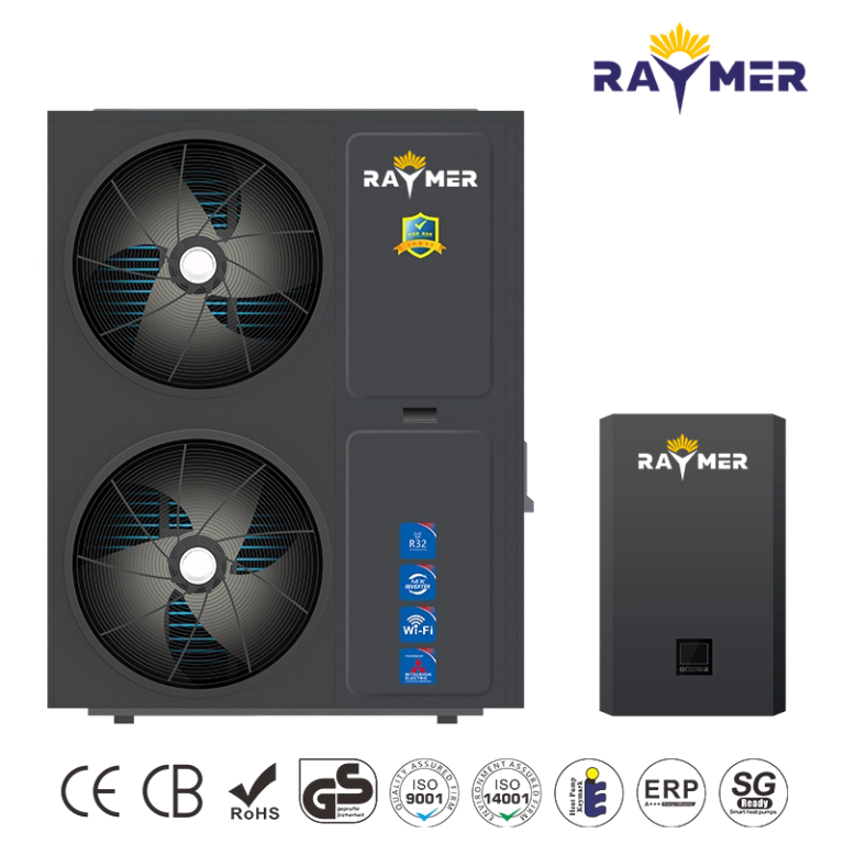 Подробнее о статье <спан lang="ru">Тепловой насос воздух-вода Raymer RAY-18DS2-EVI на 18 кВт, инвертор в -30 °С, сплит-система до 240 кв.м. 380В</охватывать>