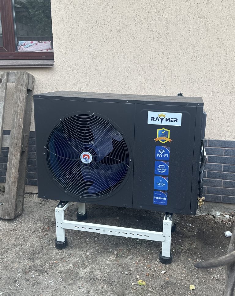 Read more about the article <span lang ="ru">Тепловой инверторный насос Raymer RAY-15DS2-EVI | Установка в г. Киев в доме на 150 м²</span>