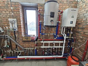 Монтаж теплового насоса Raymer RAY-13DS1-EVI Частный дом на 120 кв. м в г. Винница 2