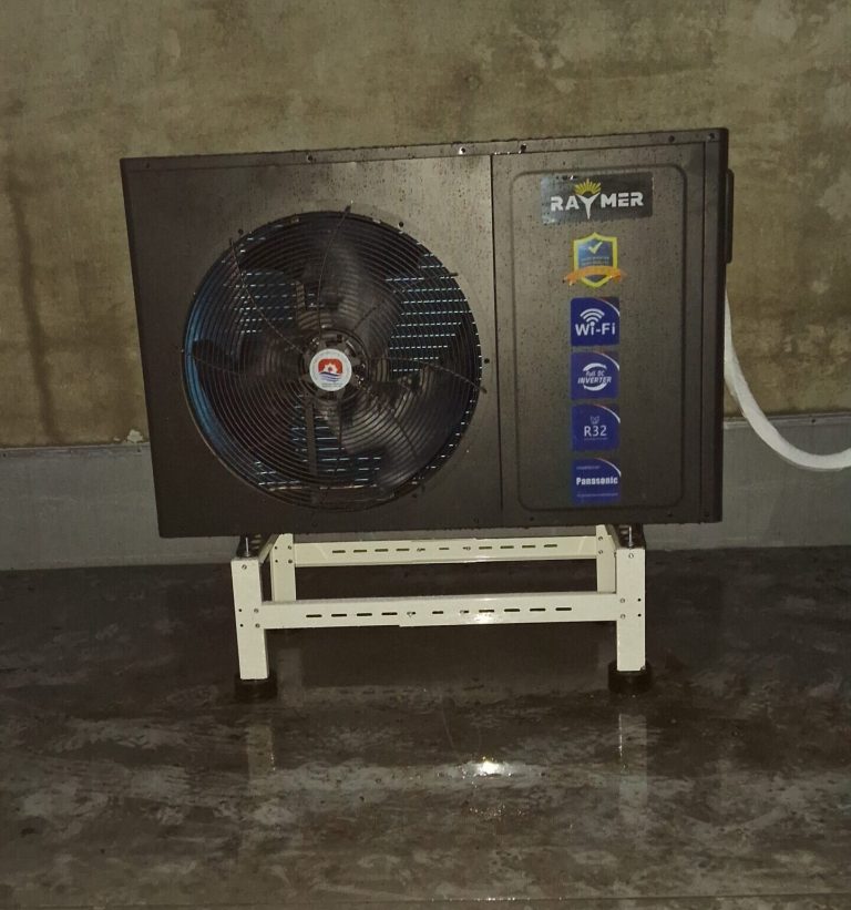 Read more about the article <span lang ="ru">Тепловой насос Raymer RAY-10DS2-EVI на 10 кВт инверторный| Монтаж в с. Вишенки, дом на 120 м²</span>