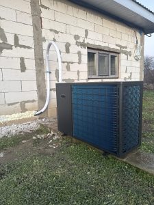 Установка теплового насоса в новопостроенном доме г. Измаил на 100 м² Raymer RAY-10DS2-EVI на 10 кВт 1
