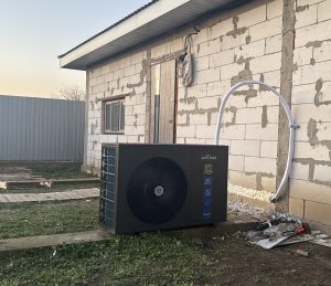 Установка теплового насоса в новопостроенном доме г. Измаил на 100 м² Raymer RAY-10DS2-EVI на 10 кВт 3