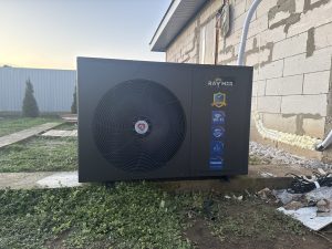 Установка теплового насоса в новопостроенном доме г. Измаил на 100 м² Raymer RAY-10DS2-EVI на 10 кВт