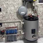 Встановлення теплового насоса в новому вбудованому будинку G. Ізмаїл 100 M-raymer ray-10ds2-evi ner 10 кВт 6