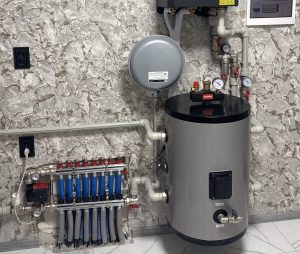 Установка теплового насоса в новопостроенном доме г. Измаил на 100 м² Raymer RAY-10DS2-EVI на 10 кВт 6