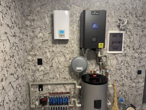 Установка теплового насоса в новопостроенном доме г. Измаил на 100 м² Raymer RAY-10DS2-EVI на 10 кВт 8