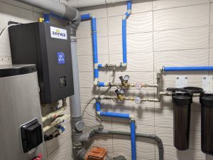 монтаж гидромодуля Реймер тепловой насос Raymer RAY-15DS2-EVI монтаж теплового насоса 2