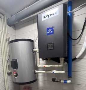 монтаж гидромодуля Реймер тепловой насос Raymer RAY-15DS2-EVI монтаж теплового насоса