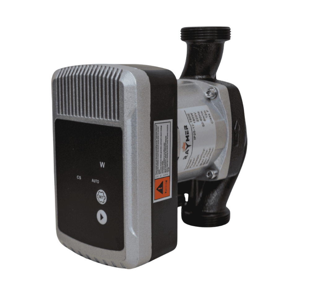Циркуляційний насос Raymer IP-25-12-180E інверторний 180 Вт, продуктивність до 8 м³/год
