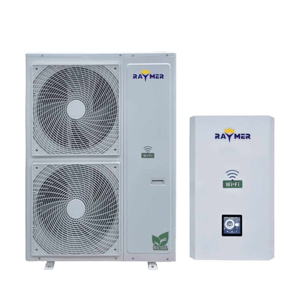 Тепловий насос повітря-вода Raymer RAY-32DS1-EVI 380V 32 кВт спліт-система