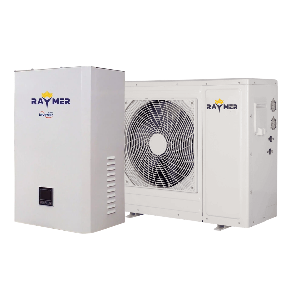 Тепловий насос повітря-вода Raymer RAY-10DS1-EVI 220V 10 кВт спліт-система